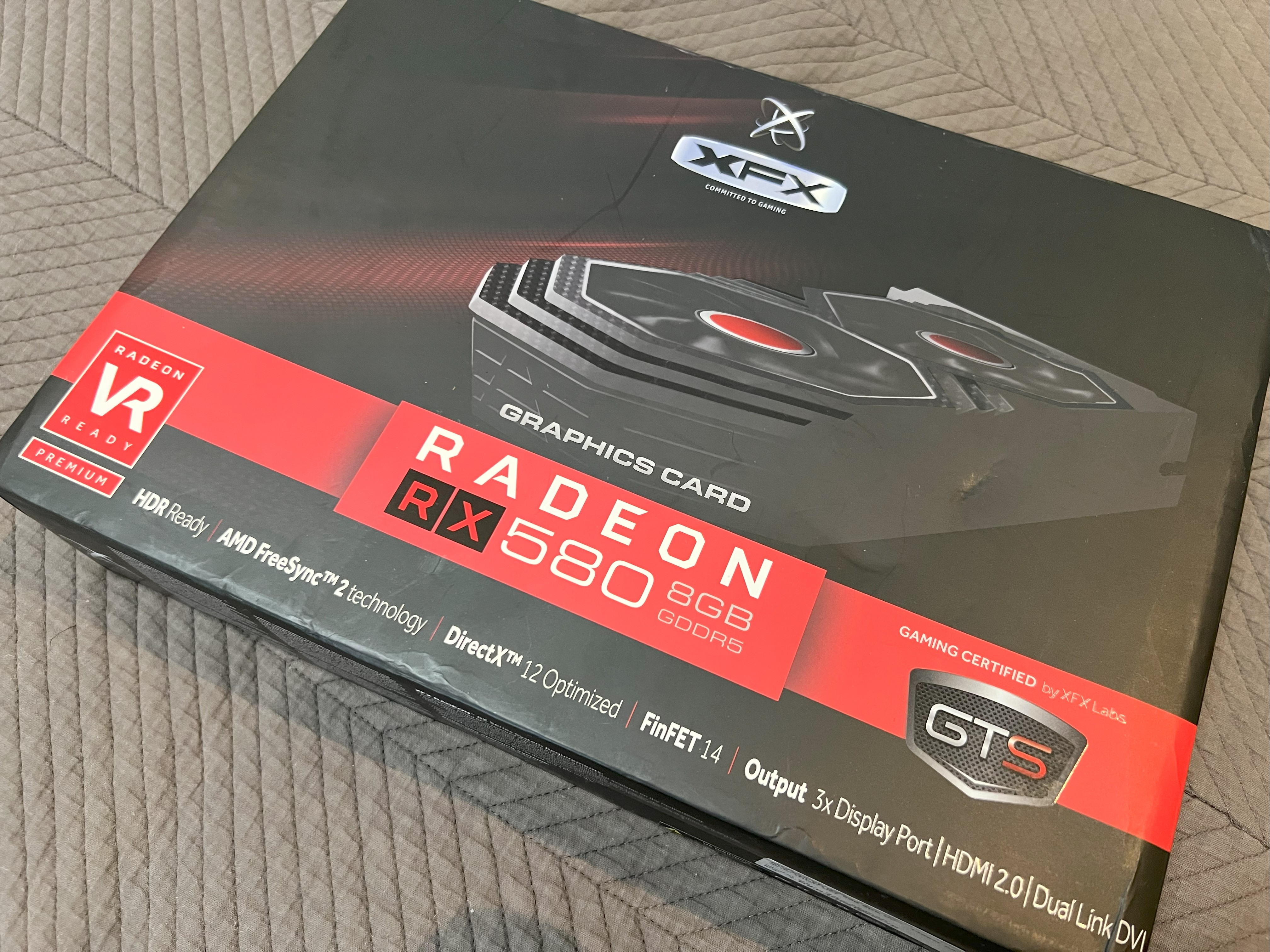 computadoras y laptops - Tarjeta gráfica AMD Radeon RX 580 8GB GDDR5 2