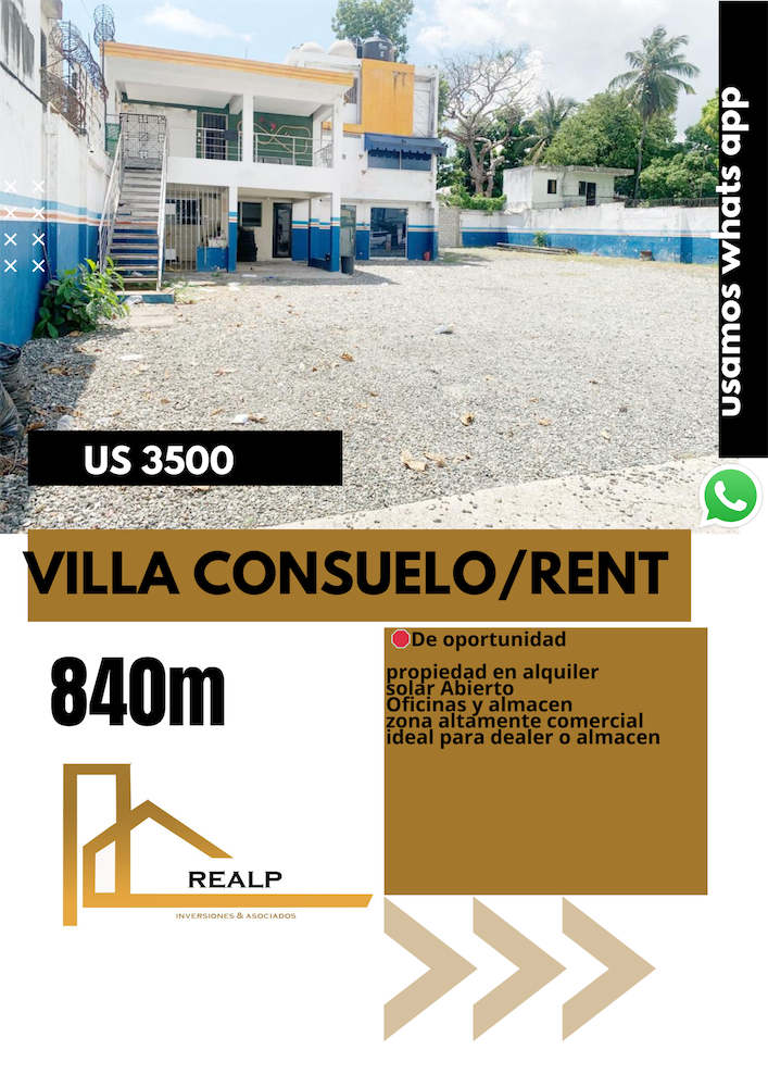 oficinas y locales comerciales - Local comercial en villa consuelo 0