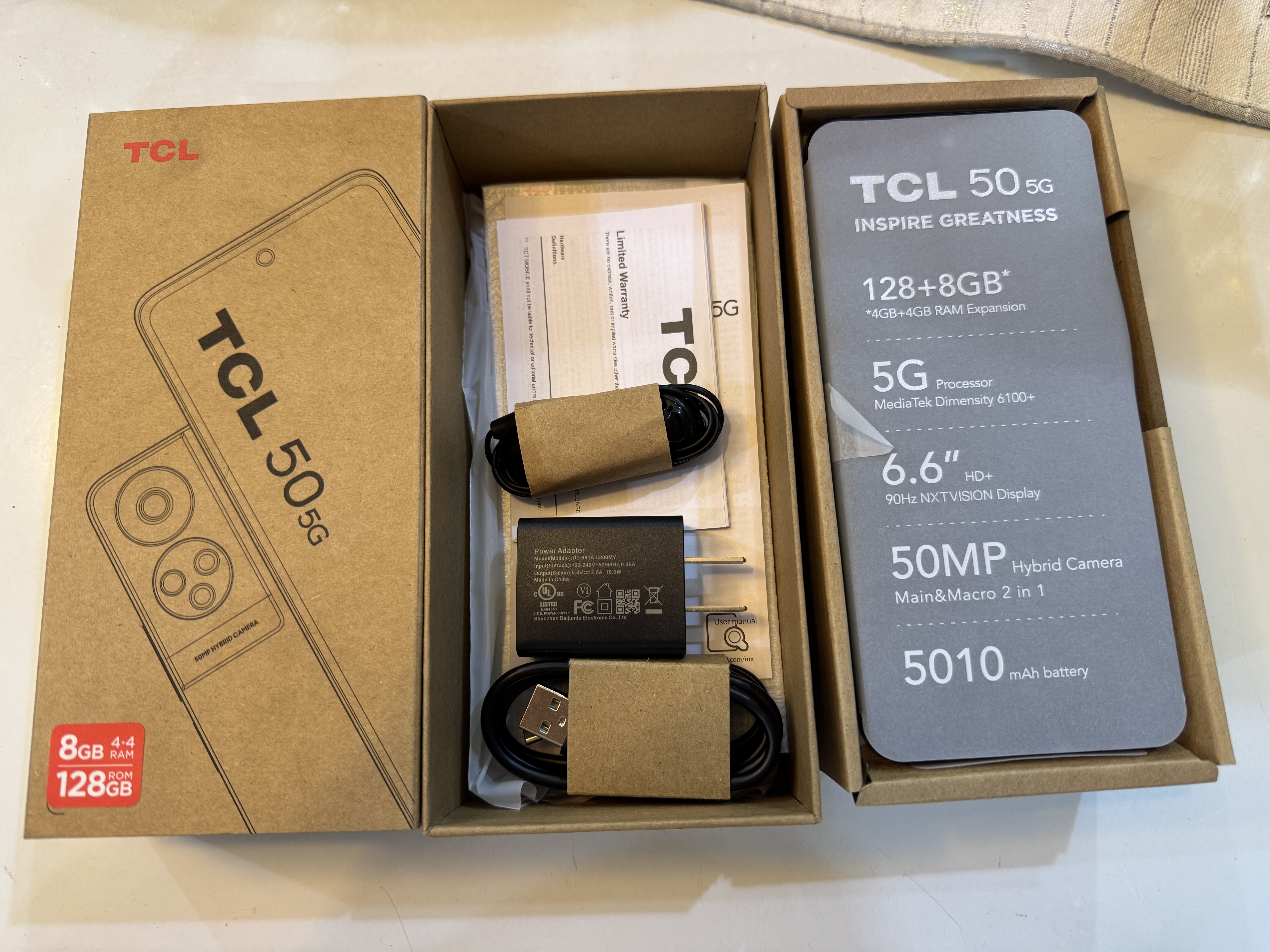 celulares y tabletas - Celular Tcl 50 5G 128GB Totalmente Nuevo!! 1