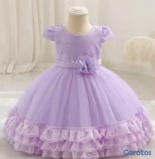 ropa y zapatos - hermoso vestido buchón 4