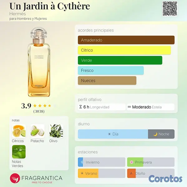 salud y belleza - Perfume Hermès Un Jardin A Cythère Eau de Toilette 2