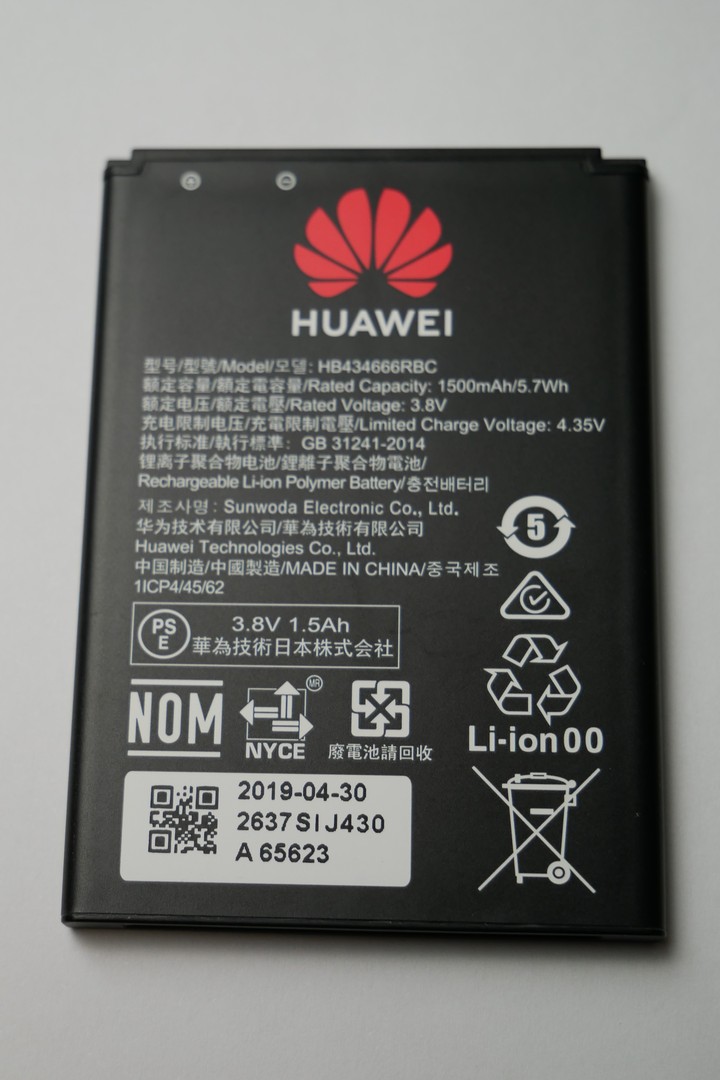 celulares y tabletas - Batería Modem Huawei E5573
