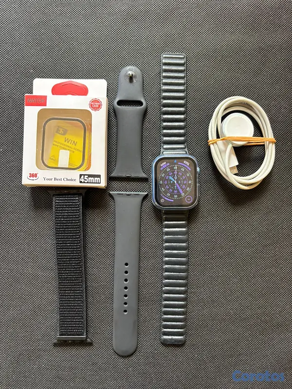 celulares y tabletas - Apple watch serie 7 azul 45mm GPS+celullar.**Somos 2
