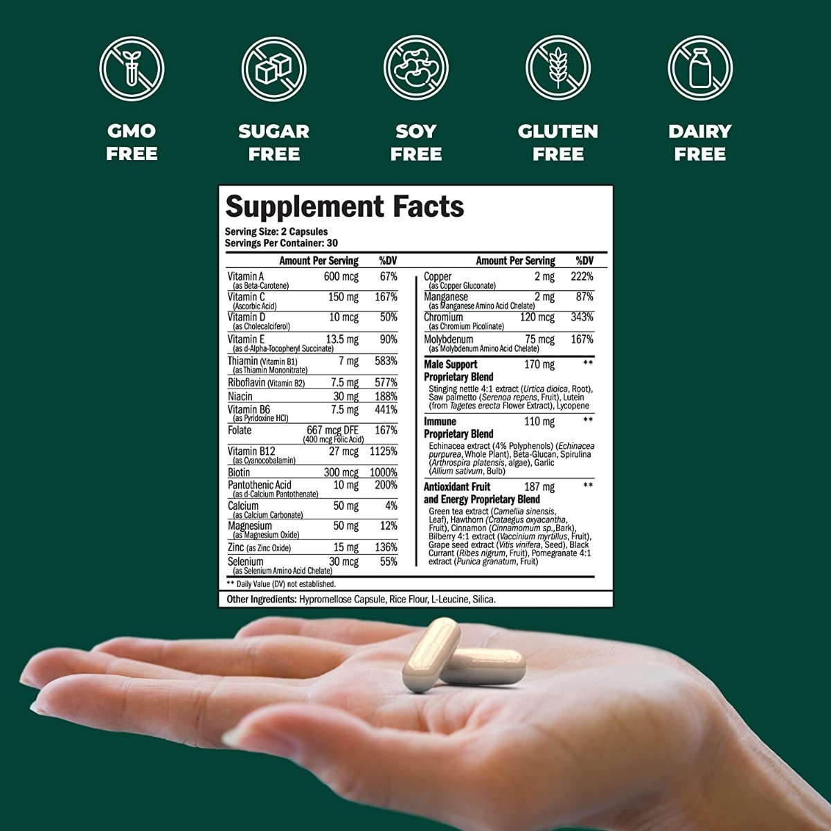 Salud y Equipamiento Médico - Multivitaminico 60cap Vimerson - U - Unidad A $4482 2