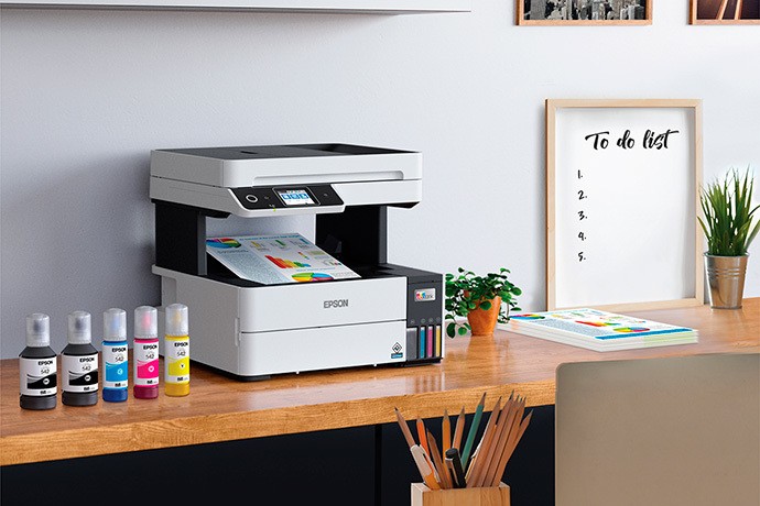 impresoras y scanners - MULTIFUNCIONAL EPSON BOTELLA DE TINTA DE FABRICA ECOTANK L6490 1