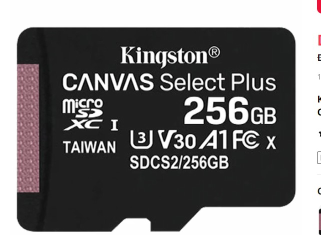 accesorios para electronica - Memoria Micro SD Kingston 128 gb 