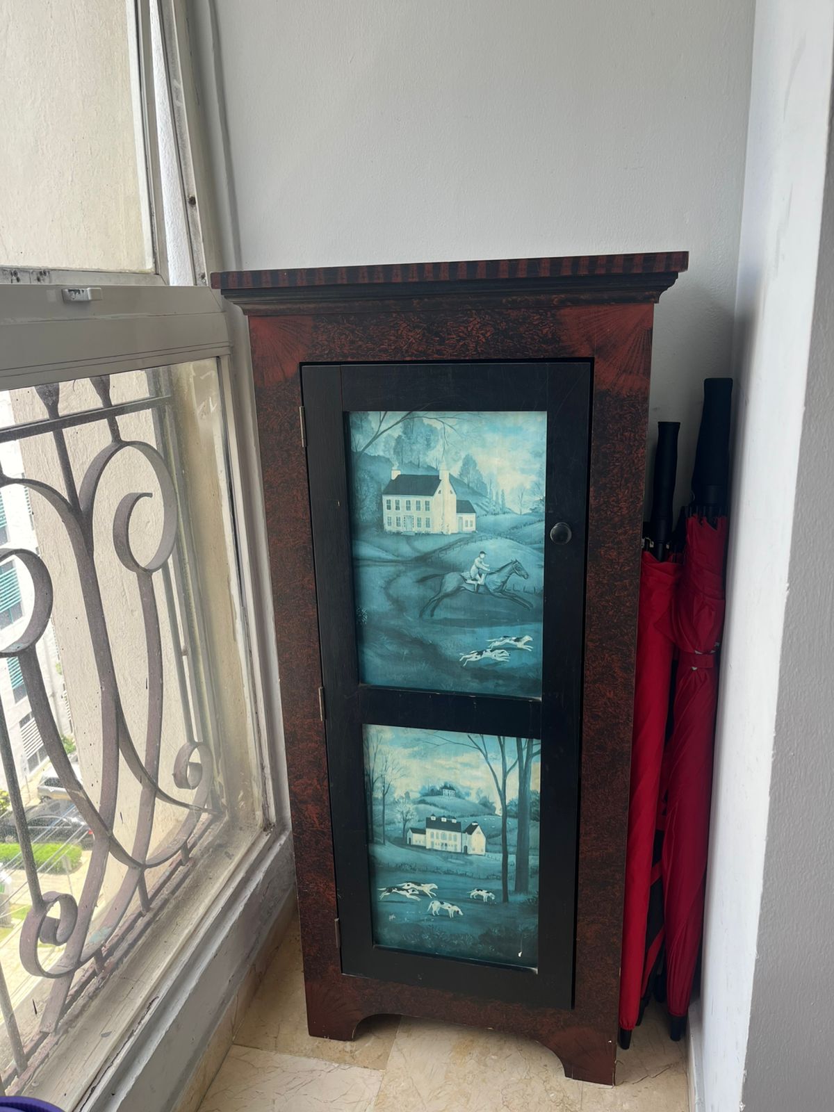 muebles y colchones - Stand con puerta