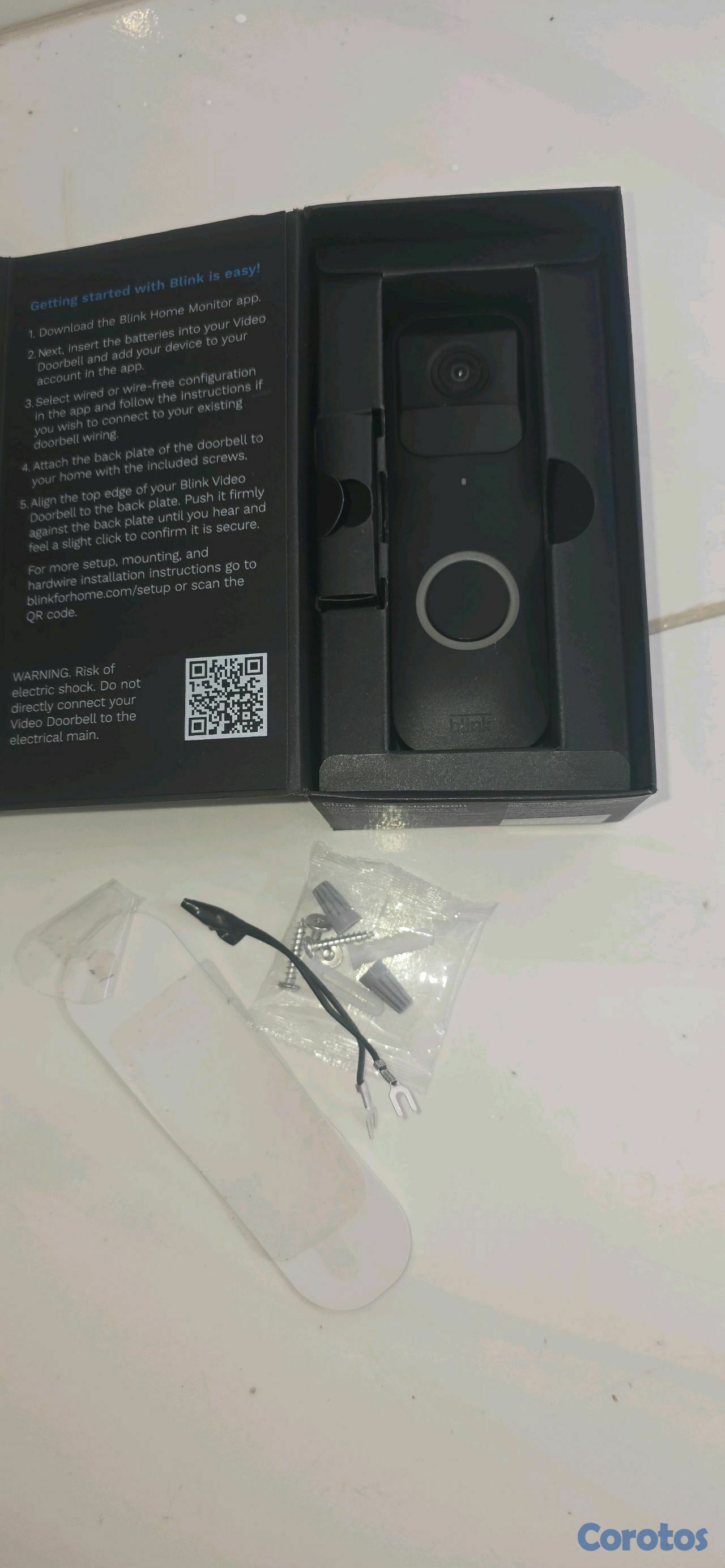 camaras y audio - timbre blink video doorbell  2