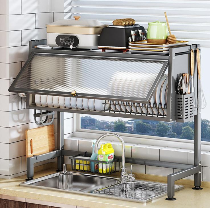 cocina - Escurridor de platos con tapa 2