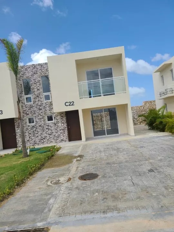 apartamentos - Alquiler Casa Villa En Punta Cana de 3 habitaciones