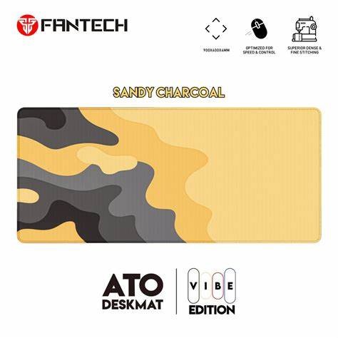 accesorios para electronica - Mouse Pad Fantech MP905 ATO VIBE SANDY CHARCOAL
