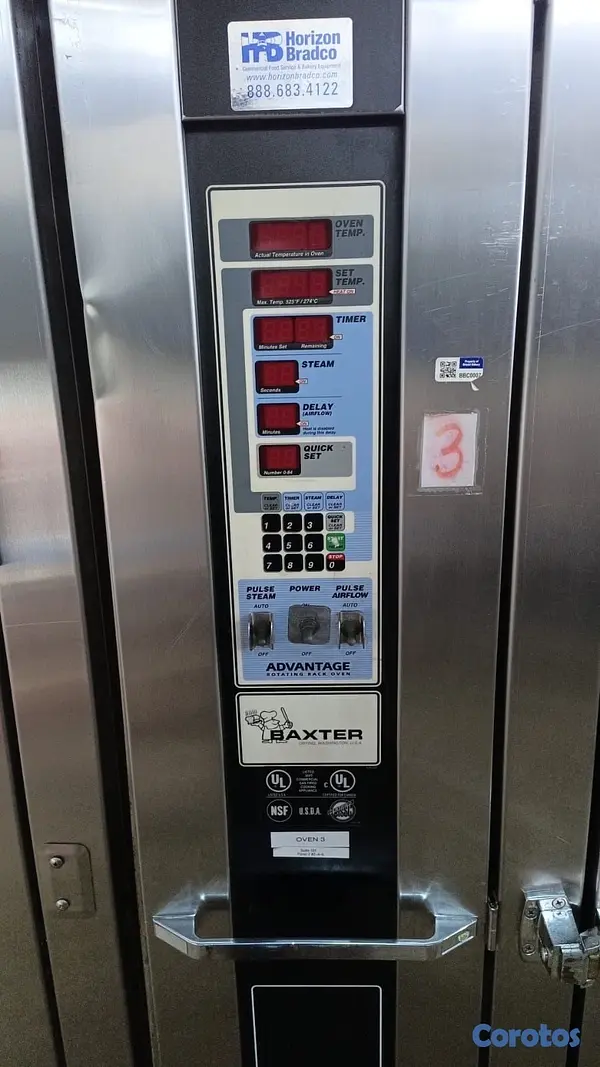 equipos profesionales - 🔥Horno Vertical Hobart Baxter y Revent para Panadería – Industrial 🔥 8