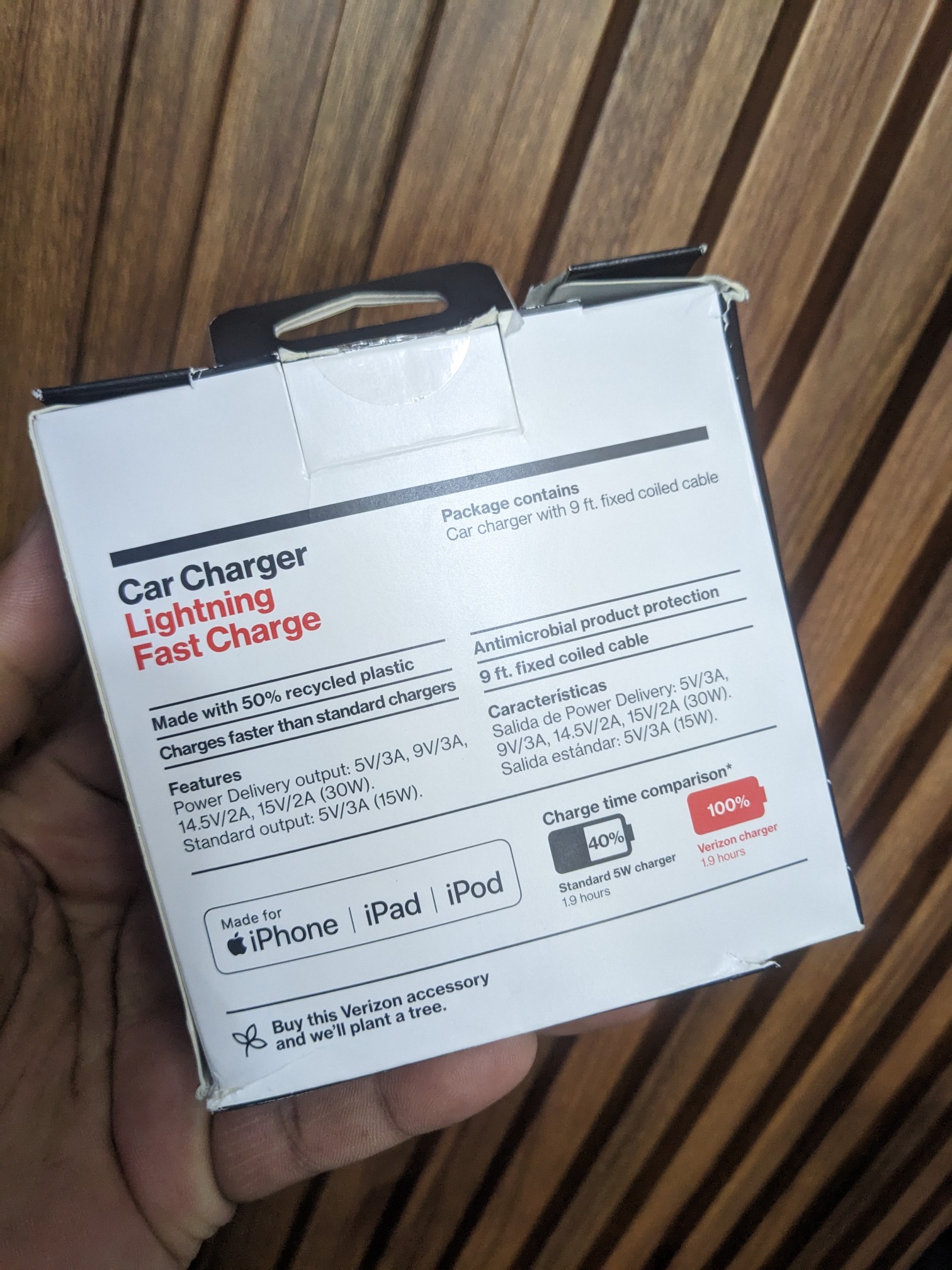 celulares y tabletas - Car Charger Lightning 3