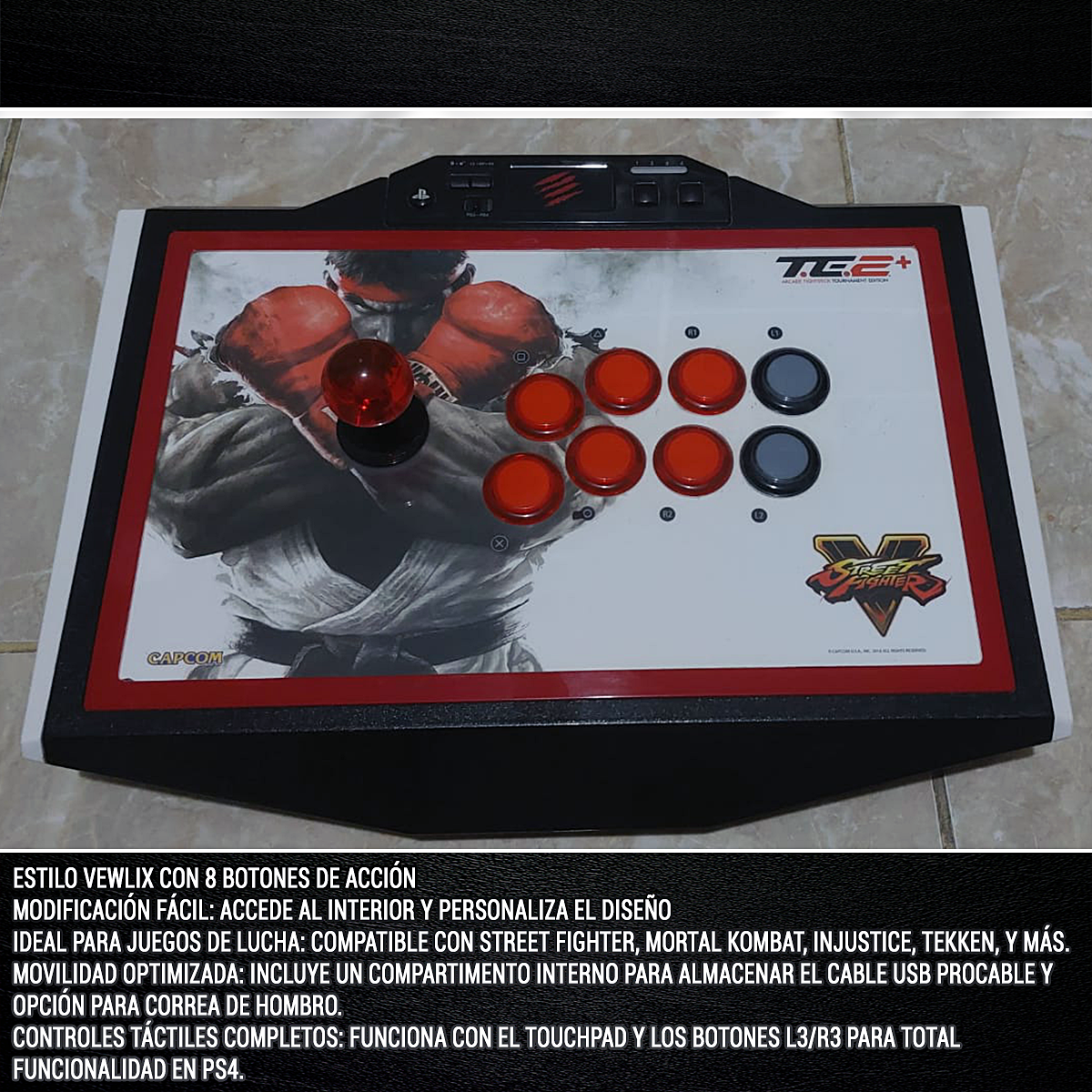 consolas y videojuegos - Arcade Stick Street Fighter V FightStick TE2+ 0