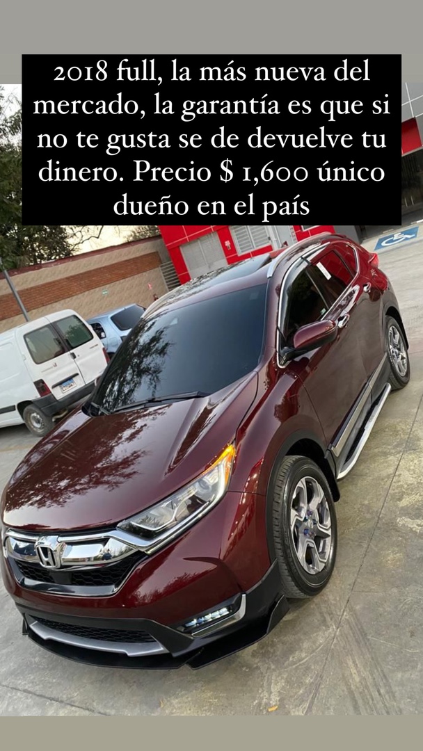 jeepetas y camionetas - HONDA CRV 2018 EX-L FULL 1.600.000 negociable  0