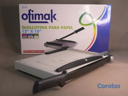 impresoras y scanners - CIZALLA,GUILLOTINA  CON BASE DE METAL 10 x12  GUIA MAGNETICA PARA EL AJUSTABLE 1