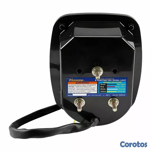repuestos - Luces traseras LED universales para remolque, 6en1 2