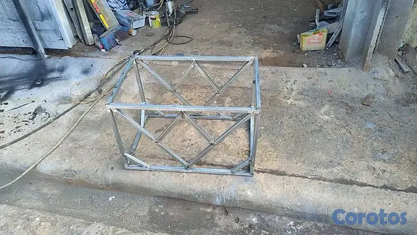 muebles y colchones - mesas de centro de muebles en hierros galvanizado  7