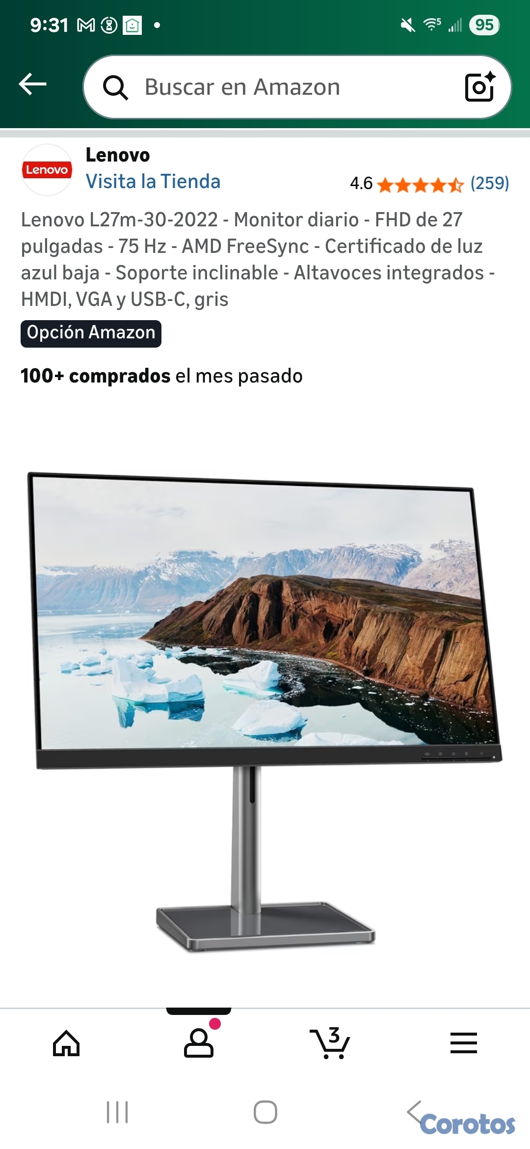 computadoras y laptops - Monitor 1