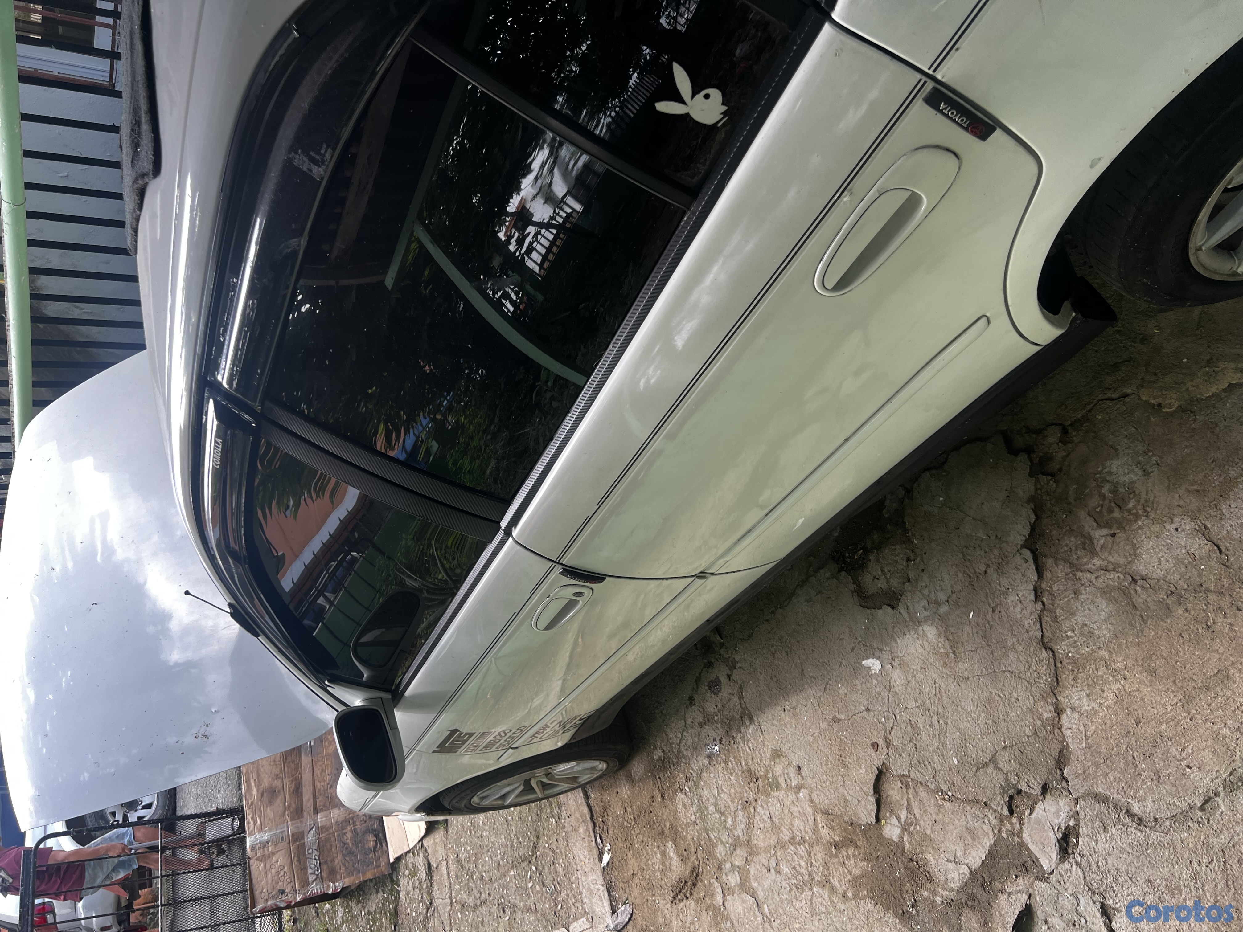 carros - Toyota Corolla 1997 blanco (PERLA)  5