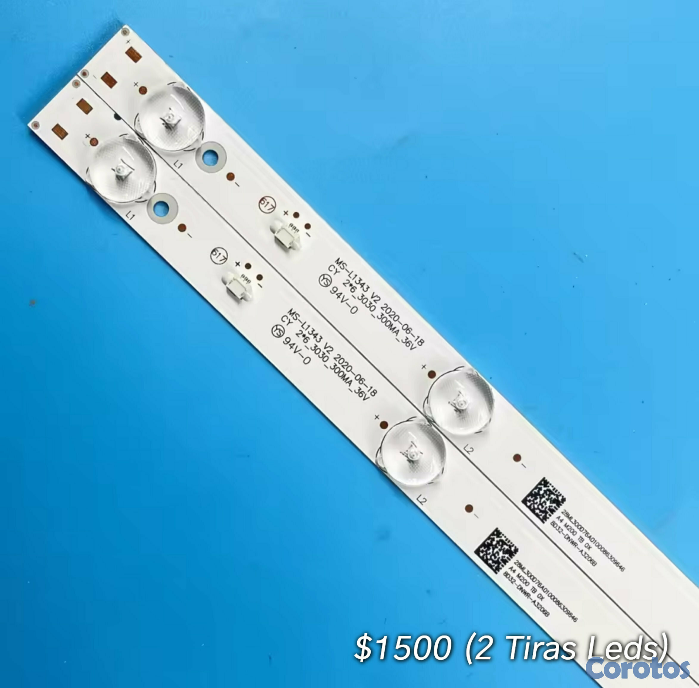 accesorios para electronica - Luces/ Tiras o Regletas leds para Tv 32" 2