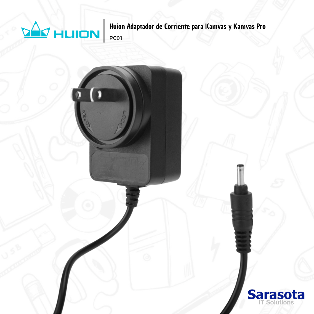 accesorios para electronica - Huion Adaptador de Corriente  Kamvas y Kamvas Pro