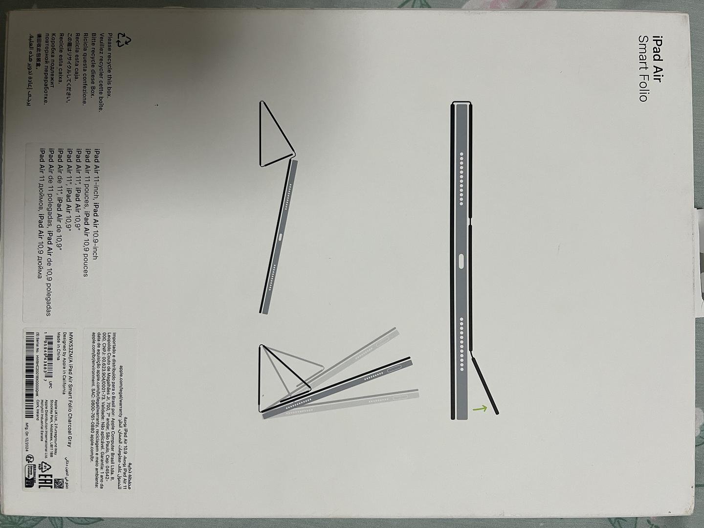 accesorios para electronica - Apple Certificado.. Smart Folio IPad Air M3 11”  y Pencil usb-c nuevos- sellados 1