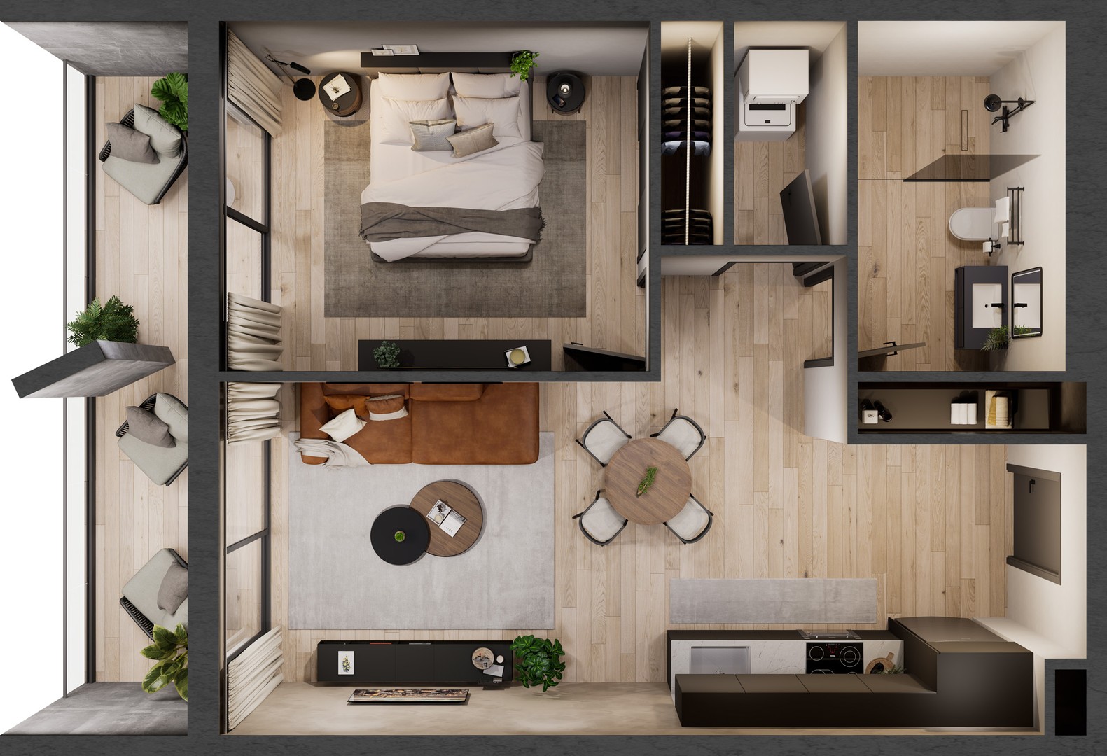 apartamentos - (TR-0033-B) Residencial exclusivo: vida urbana y comodidad en un solo lugar  1