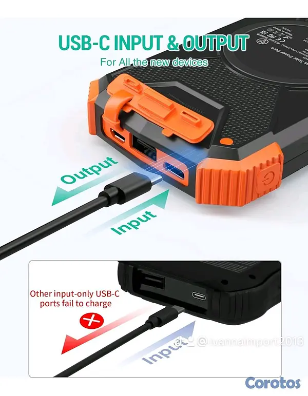 otros electronicos - Cargador Portátil Para Celulares Y Tablets 6