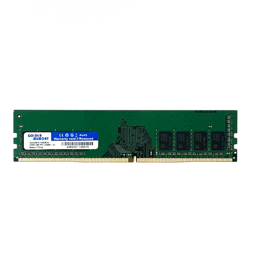 computadoras y laptops - Memoria Ram Ddr4 4gb 2666mhz Desktop/Pc Golden Memory
