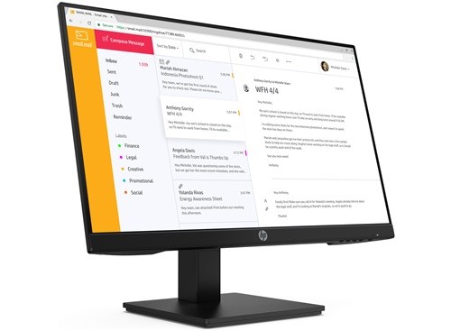 computadoras y laptops - MONITOR HP 24 PULGADA FULL HD LCD - 16:9 - BLACK CLASS  1