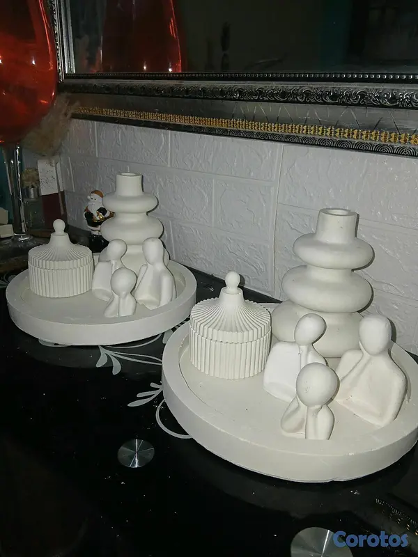 decoración y accesorios - piezas en yeso  9
