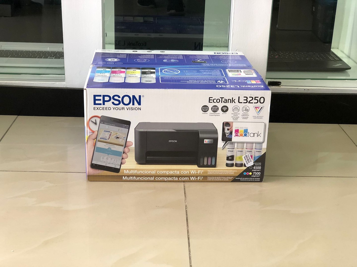 impresoras y scanners - Multifuncional Impresora, Wifi Epson L3250  mas garantía
Conexión al Celular