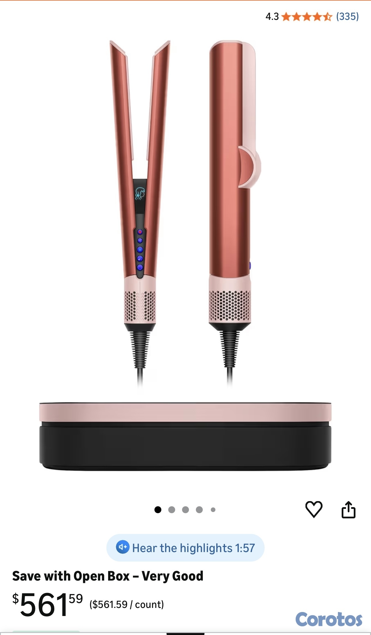 salud y belleza - Dyson Special Edition Airstrait™ Straightener in S ( Negociable) 1