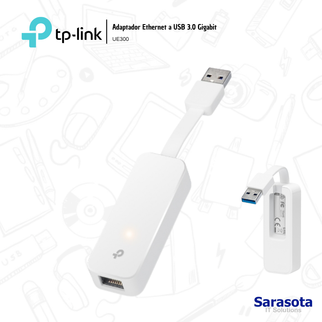 accesorios para electronica - TP-Link Adaptador Ethernet RJ45 a USB 3.0 UE300