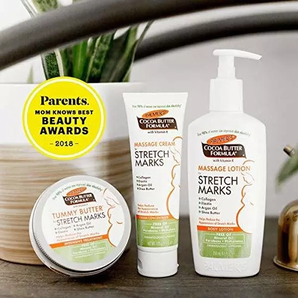 Salud y Equipamiento Médico - Crema De Masaje Estrias Palmer Manteca De Cacao Embarazo X2 5