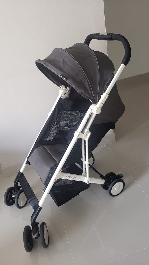 coches y sillas - Coche RECARO Easy life con capa de lluvia (GRIS) 1