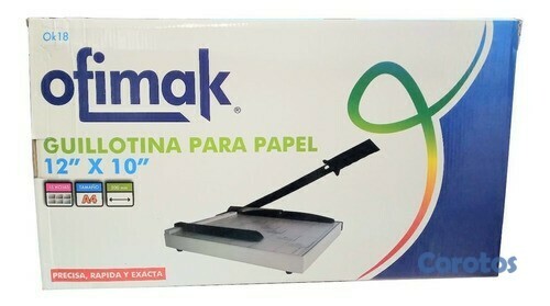 impresoras y scanners - CIZALLA,GUILLOTINA  CON BASE DE METAL 10 x12  GUIA MAGNETICA PARA EL AJUSTABLE 2