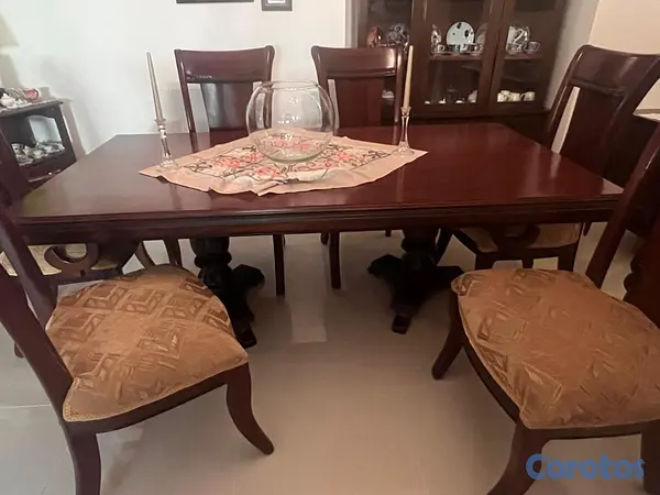 muebles y colchones - Vendo mobiliario en caoba centenaria para hogar  12