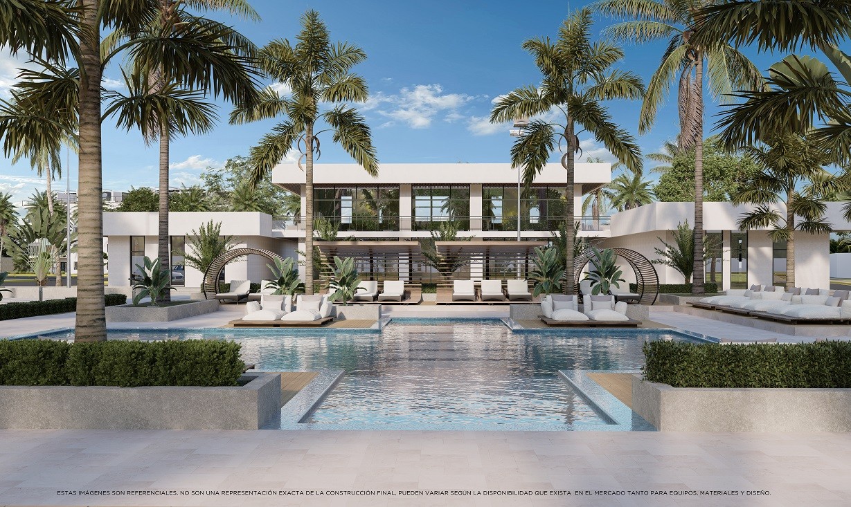 apartamentos - Apartamentos de 1, 2 y 3 hab. en Punta Cana para 2024, area social con piscinas 