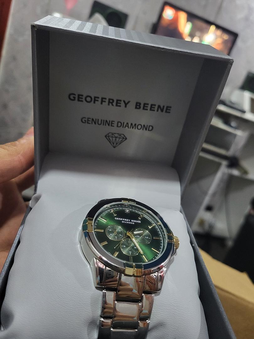 joyas, relojes y accesorios - Reloj Geoffrey Beene Acero níquel  1