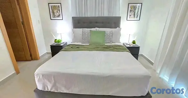 apartamentos - estudio amueblado atrás de unión médica Santiago  2