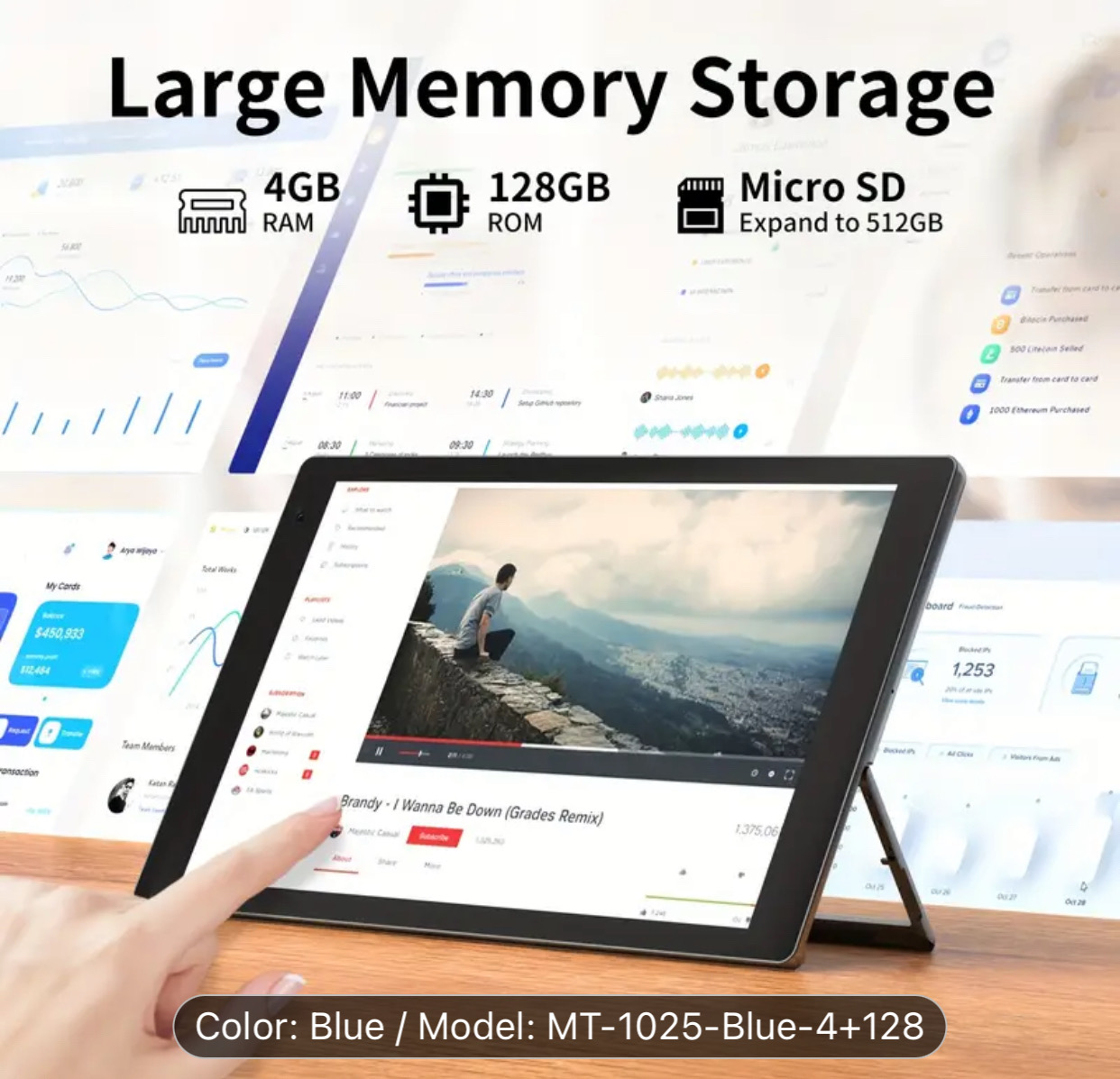 celulares y tabletas - Tablet Android 11 GSM 128Gb 4Gb Rosada Nueva 5