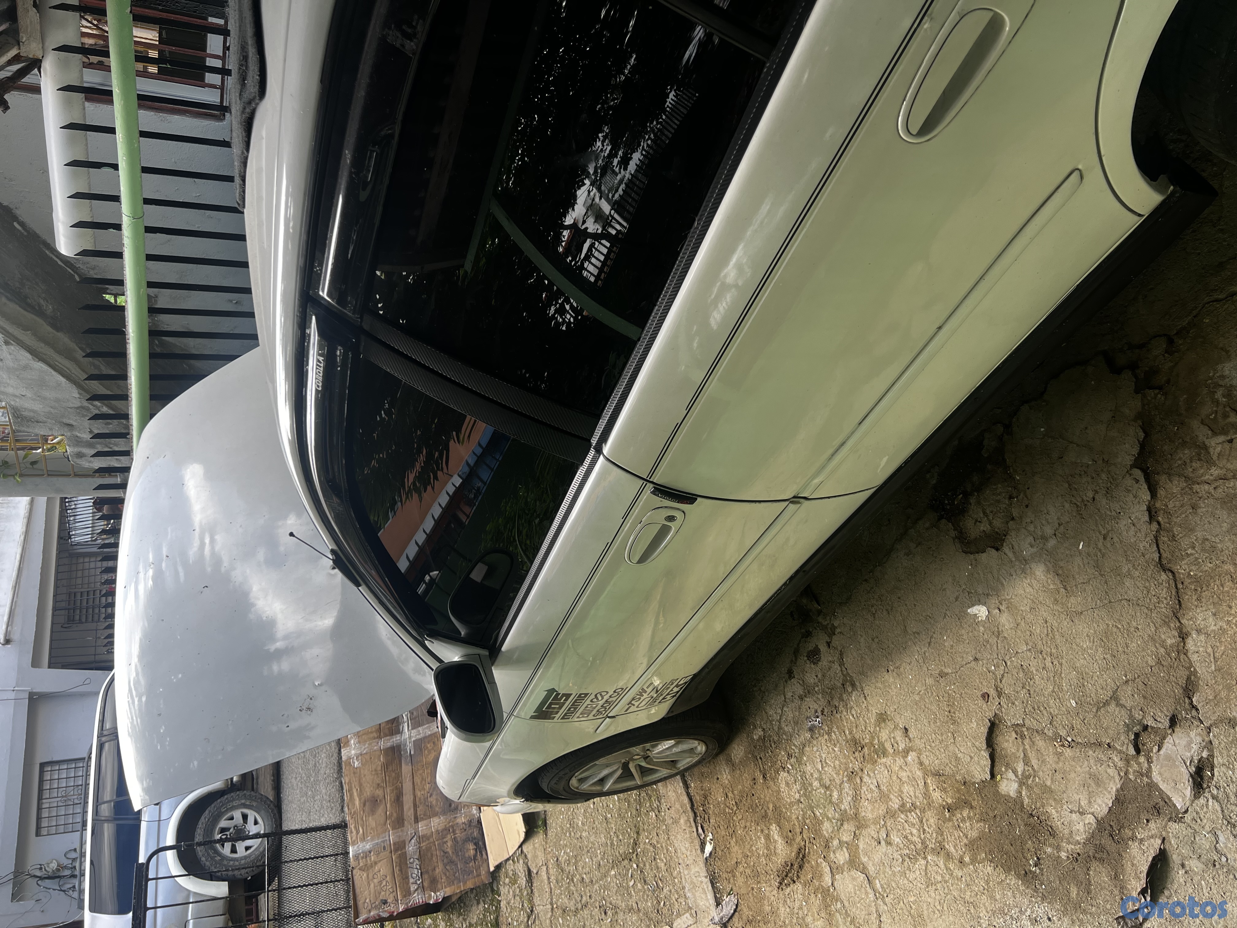 carros - Toyota Corolla 1997 blanco (PERLA)  6