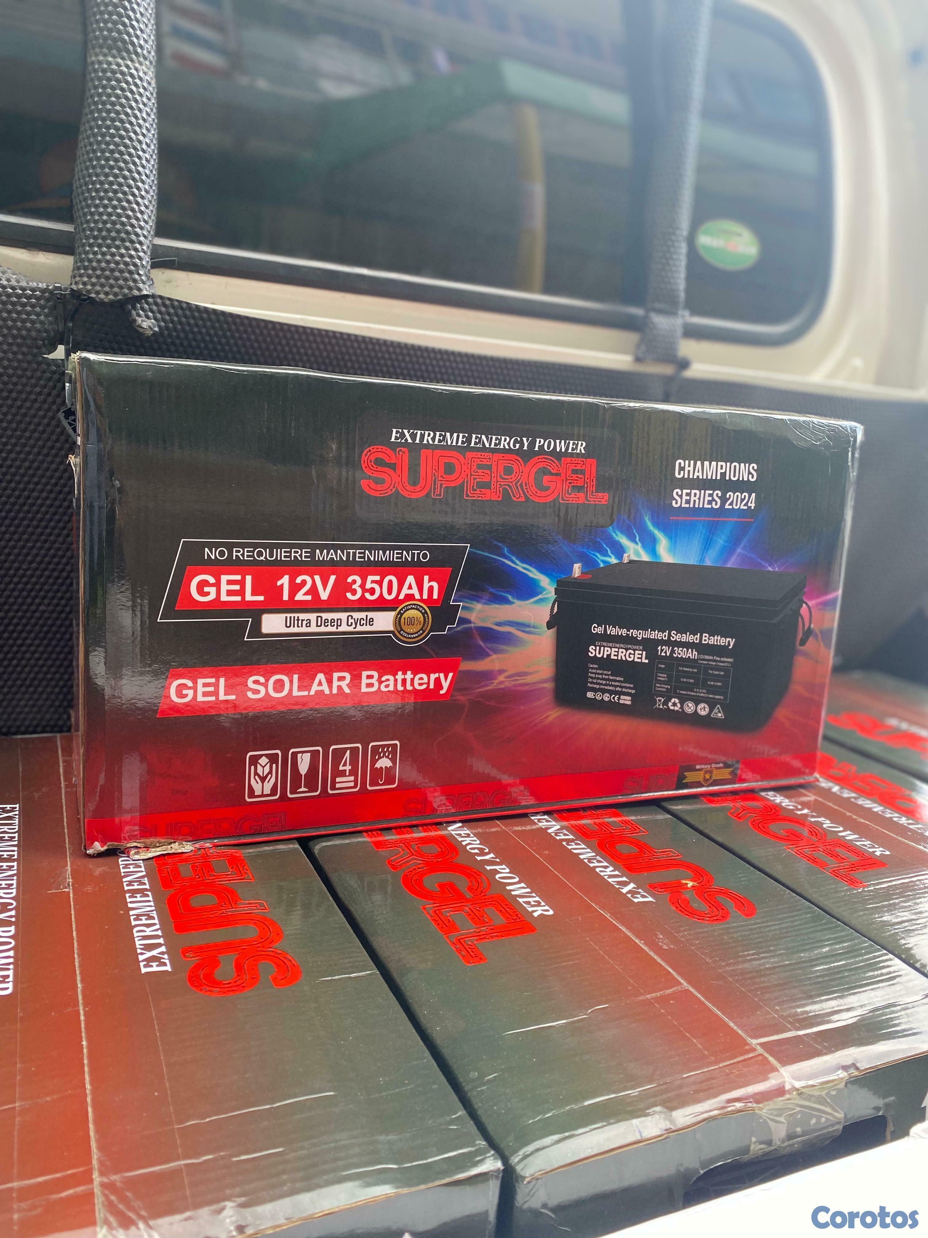 plantas e inversores - Baterías Supergel libres de mantenimiento 12 volt/ 350 AH disponible ✔️