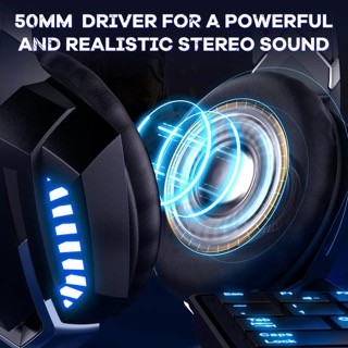 otros electronicos - Auriculares Onikuma K18 con cancelación de ruido, audifono con micrófono Gamer  5