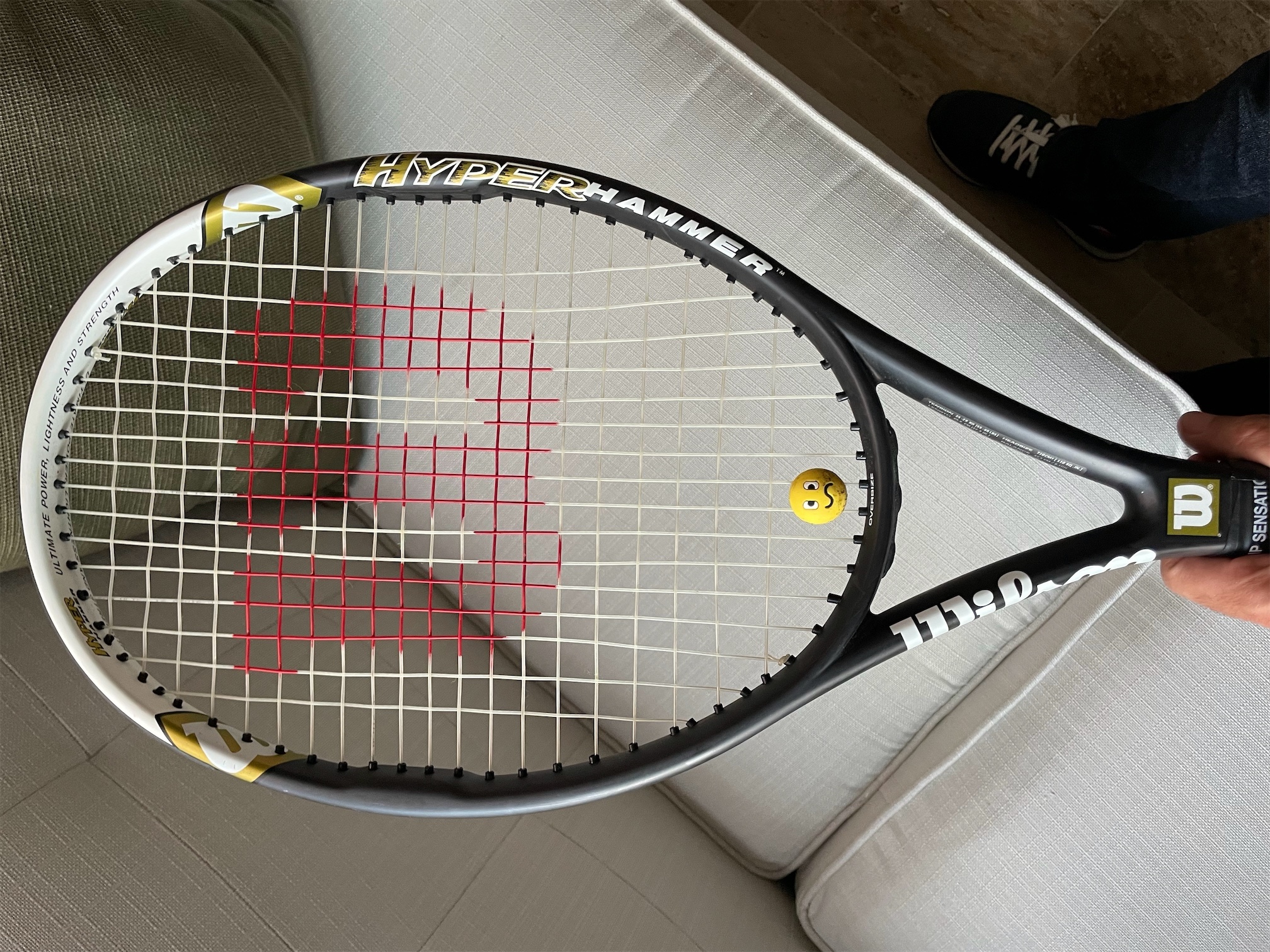 deportes - Raqueta de tenis Wilson, Hyper Hammer 5.3 4