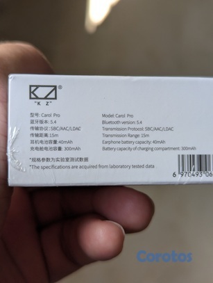 camaras y audio - KZ Carol Pro TWS Earbuds Bluetooth 5.4, LDAC, ANC 9