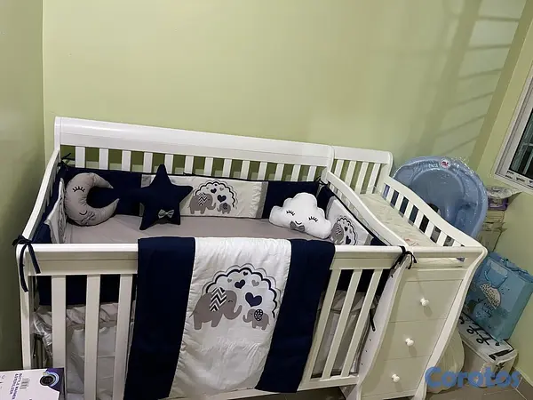 muebles - Cuna - cama de varios niveles + cambiador 1