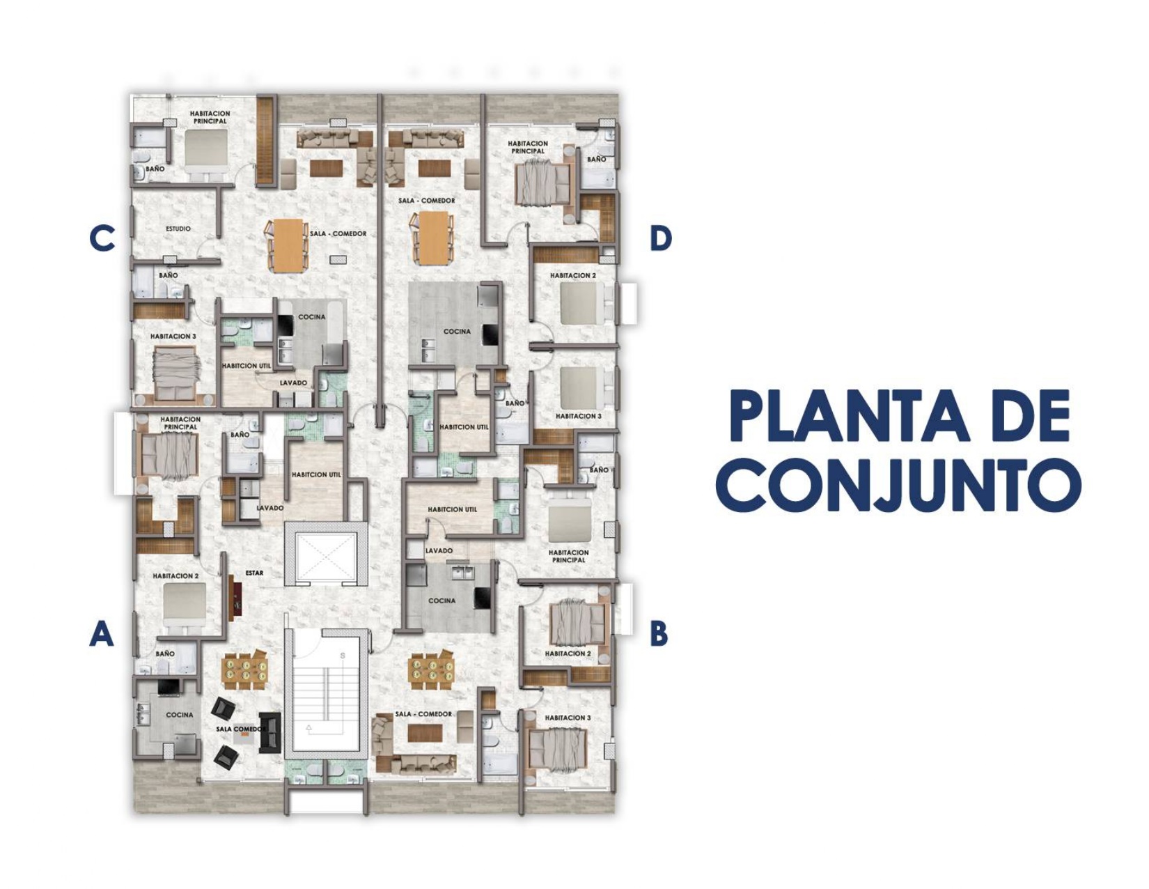 apartamentos - Aptos. listos 3 hab. prox. Carrefour area social 7